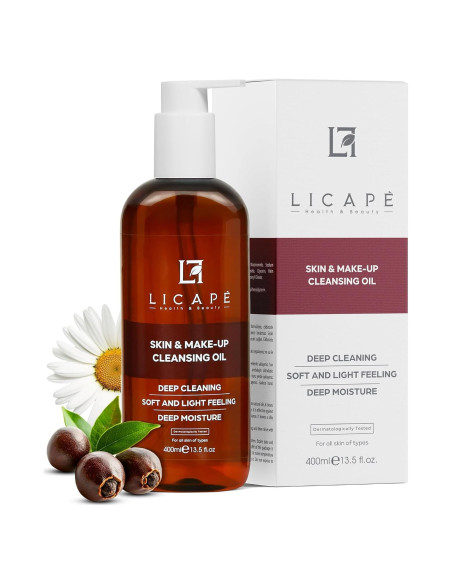 Aceite Desmaquillante Doble Fase Licape 400ml Niacinamida