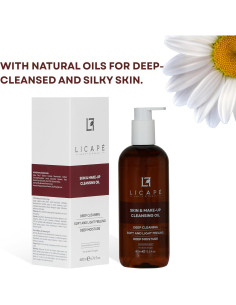 Aceite Desmaquillante Doble Fase Licape 400ml Niacinamida 2