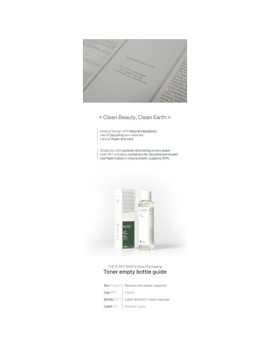 Toner Facial CICA AC Clear The Plant Base 195ml - Piel Grasa