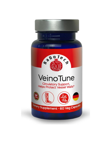 VeinoTune Tratamiento Venas Varicosas 300 mg 60 Tabletas