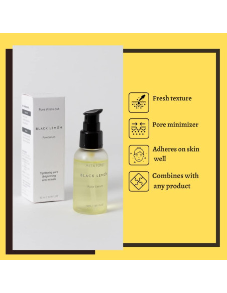 Suero de Poros METAFORET Limón Negro 50ml Niacinamida