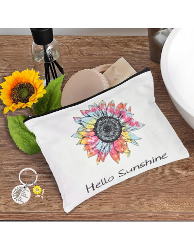 Cesta de Regalo de Girasoles Jjyee - Spa para Mujeres 10 Pcs