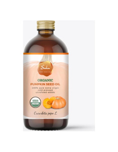 Aceite de Semilla de Calabaza Orgánico SULU 473 ml Prensado en Frío