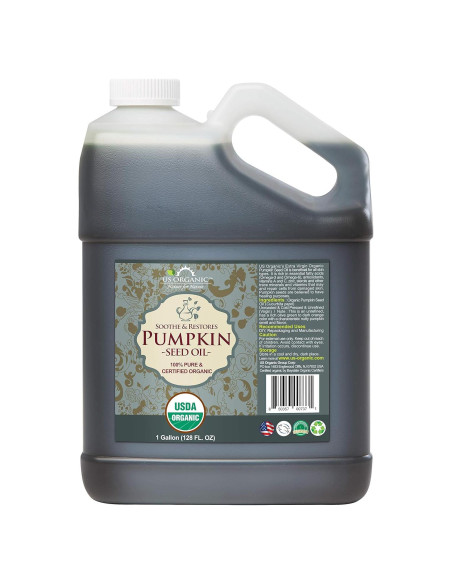 Aceite de Semilla de Calabaza Orgánico US Organic 3.78L Prensado en Frío