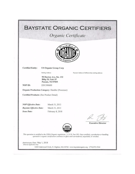 Aceite de Semilla de Calabaza Orgánico US Organic 3.78L Prensado en Frío