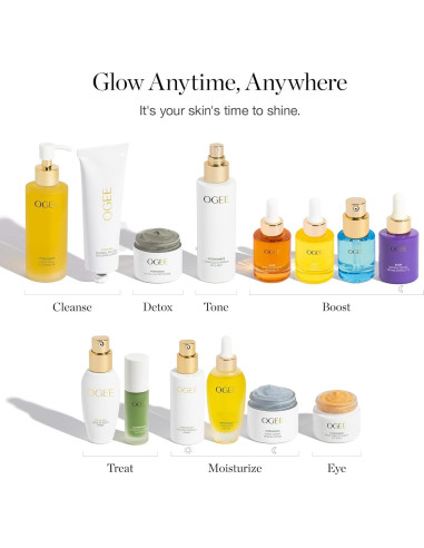 Aceite Facial Ogee Jojoba Glow 30ml - Orgánico Hidratante