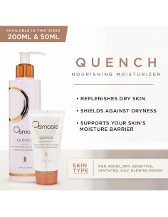 Hidratante Facial Diario Osmosis Quench 50 ml Piel Seca a Normal 2