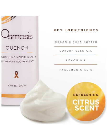 Hidratante Facial Diario Osmosis Quench 50 ml Piel Seca a Normal