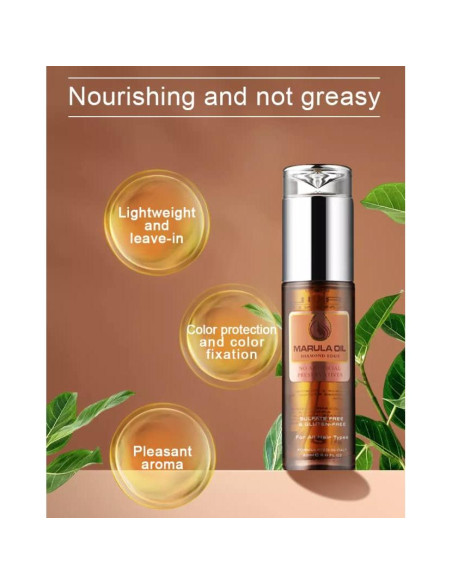 Aceite de Marula KizaiaCare 100% Puro 181g - Hidratante Facial y Capilar