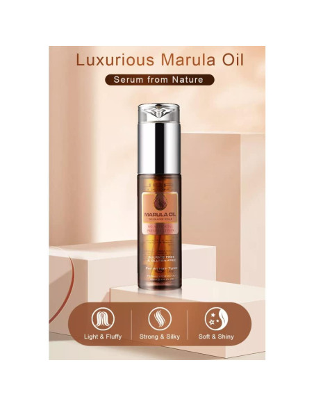 Aceite de Marula KizaiaCare 100% Puro 181g - Hidratante Facial y Capilar