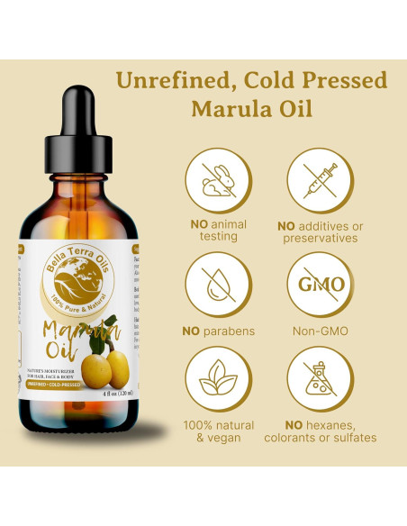 Aceite de Marula Bella Terra 236.6 ml - Piel Radiante y Suave