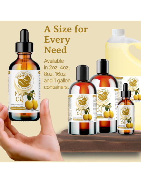 Aceite de Marula Bella Terra 236.6 ml - Piel Radiante y Suave