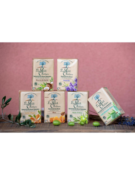 Jabón Surgras Extra Suave Le Petit Olivier 250g Aceite de Argán