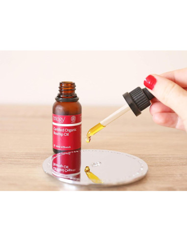 Aceite de Rosa Mosqueta Orgánico Trilogy 20ml - Hidratante Facial y Corporal