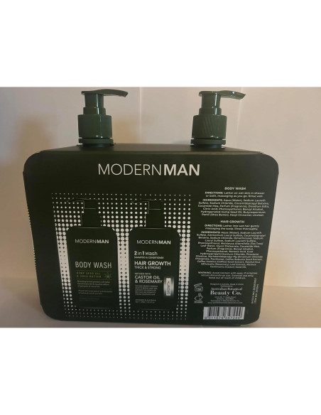 Juego de Gel de Ducha y Champú 2 en 1 Hombre 1L - Home & Body