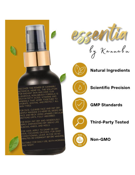 Aceite Botánico de Cáñamo Kannabu 59 ml - Hidratante Natural