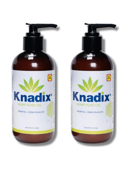 Crema Hidratante de Aceite de Cañamo Knadix 2x226g Piel Sensible