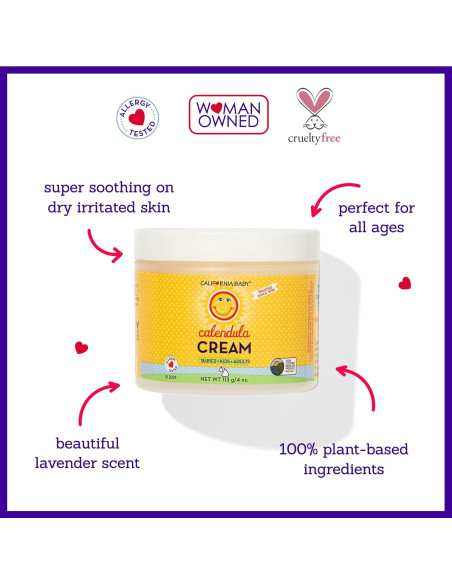 Crema de Caléndula California Baby 113.4 g - Suavizante Piel Irritada