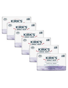 Jabón en Barra Kirk's Castile 113g - Lavanda y Vainilla, Vegano