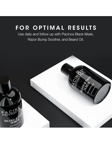 Exfoliante Facial y de Barba Pacinos 156 g - Aloe Vera y Árbol de Té