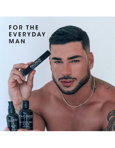 Exfoliante Facial y de Barba Pacinos 156 g - Aloe Vera y Árbol de Té