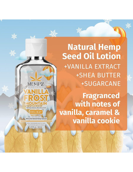 Loción Corporal Hidratante Hempz Vainilla y Montaña Helada 63.63 ml