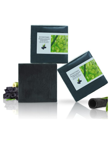 Jabón Natural de Carbón Activado Yoniagood 300g - Limpieza Suave