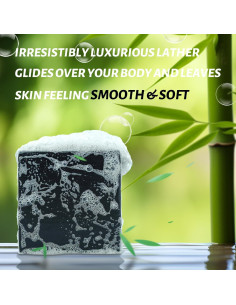 Jabón Natural de Carbón Activado Yoniagood 300g - Limpieza Suave 2