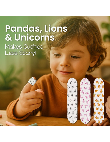 Kit de Vendas Hipoalergénicas de Bambú Patch Kids 29 Unidades