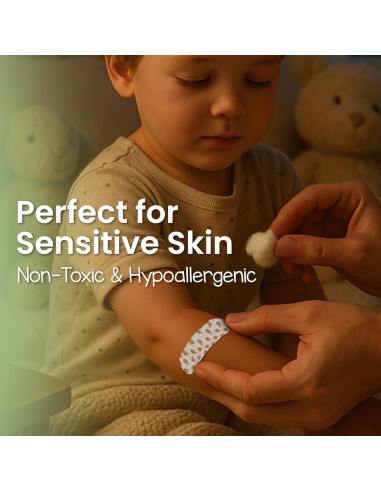 Kit de Vendas Hipoalergénicas de Bambú Patch Kids 29 Unidades