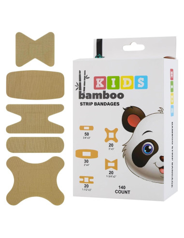 Vendajes de Bambú EcoFrenzy 140 Unidades Hipoalergénicos