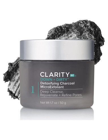 Exfoliante Facial Natural ClarityRx Carbón 48g - Piel Grasa