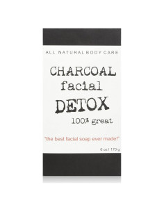 Jabón Facial Detox de Carbón Activado Destiny Boutique - 2 Unidades