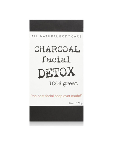 Jabón Facial Detox de Carbón Activado Destiny Boutique - 2 Unidades