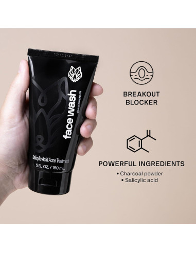 Set de Gel de Ducha y Limpiador Facial Black Wolf 295ml + 148ml