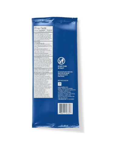 Toallitas Húmedas Medline Remedy 3-en-1 32 Paquetes 20x20 cm