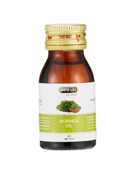 Aceite de Semilla de Moringa Hemani 30ml - Hidratante Piel y Cabello