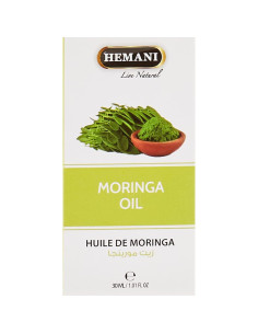 Aceite de Semilla de Moringa Hemani 30ml - Hidratante Piel y Cabello 2