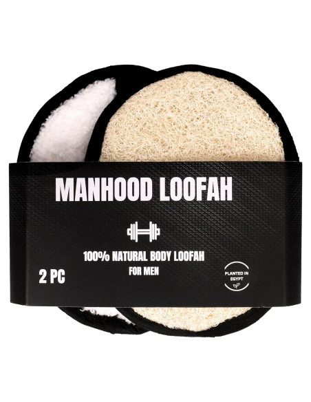 Esponja de Lufa Natural para Hombres - Exfoliante Ecológico 85g