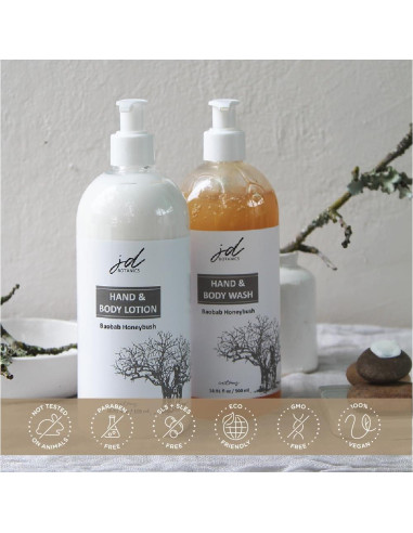 Loción Corporal Baobab y Honeybush 500 ml Kimberly House