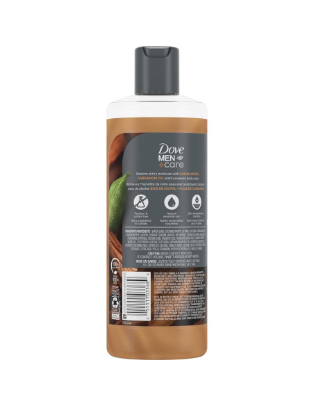 Dove Men+Care Gel de Ducha Sándalo y Cardamomo 510 ml