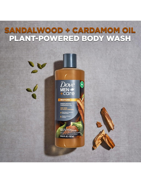 Dove Men+Care Gel de Ducha Sándalo y Cardamomo 510 ml