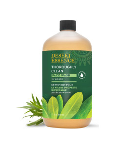Limpiador Facial Orgánico Desert Essence 946ml Piel Grasa Sensible
