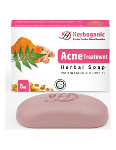 Jabón Herbal Herboganic de Neem y Cúrcuma 141.75g