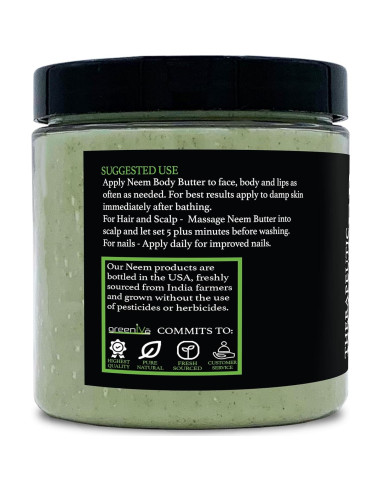 Manteca Corporal GreenIVe de Neem 100% Natural 226g