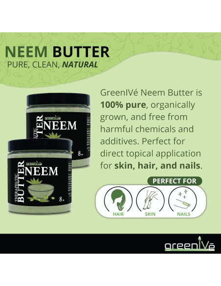 Manteca Corporal GreenIVe de Neem 100% Natural 226g Manteca Corporal GreenIVe de Neem 100% Natural 226g