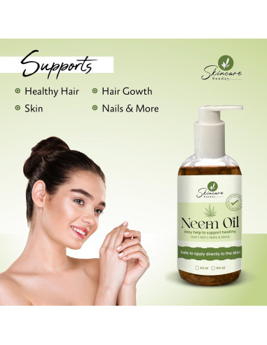 Aceite de Neem Puro Skincare Sunday 226.8 ml - Cabello y Piel