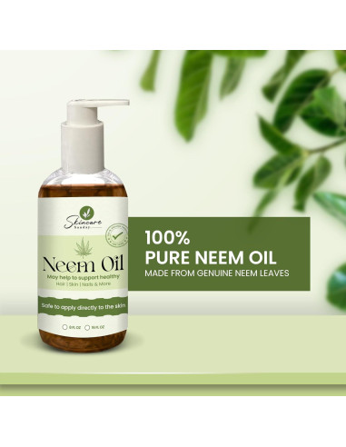 Aceite de Neem Puro Skincare Sunday 226.8 ml - Cabello y Piel
