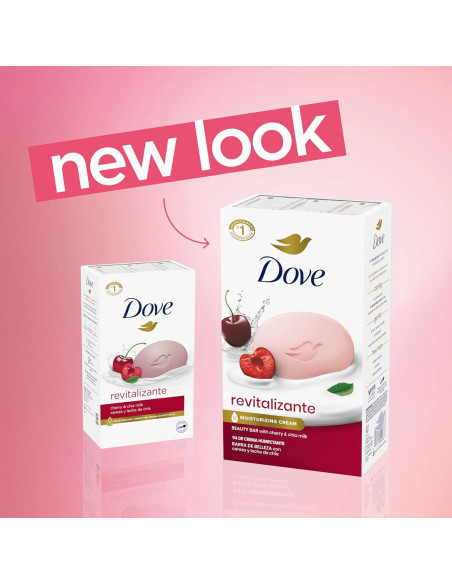 Jabón de Belleza Dove Revitalizante Cereza y Chía 6x106g Jabón de Belleza Dove Revitalizante Cereza y Chía 6x106g