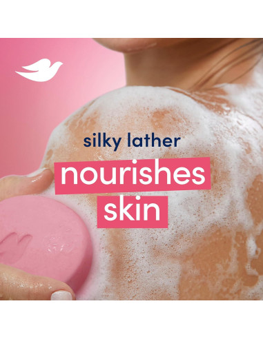 Jabón de Belleza Dove Revitalizante Cereza y Chía 6x106g